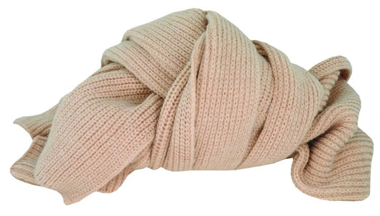 Acrylic Rib Knit Scarf – Soft Winter Layer