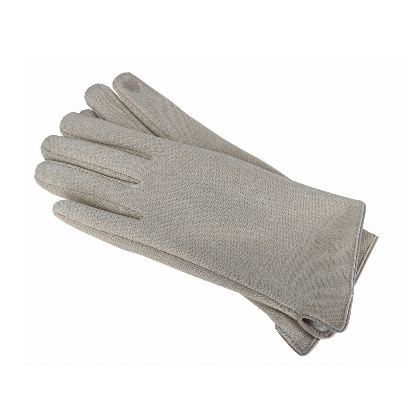 Sedona – Polyester Stretch Gloves with Faux Leather Cuff and Touchscreen Compatibility