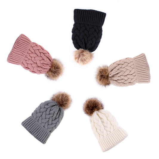 Fashionable Ladies Knit Pullover Warm Woolen Hat - Urban Caps 