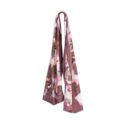 Stoke – Wide Dacron Scarf with Watermark Pattern