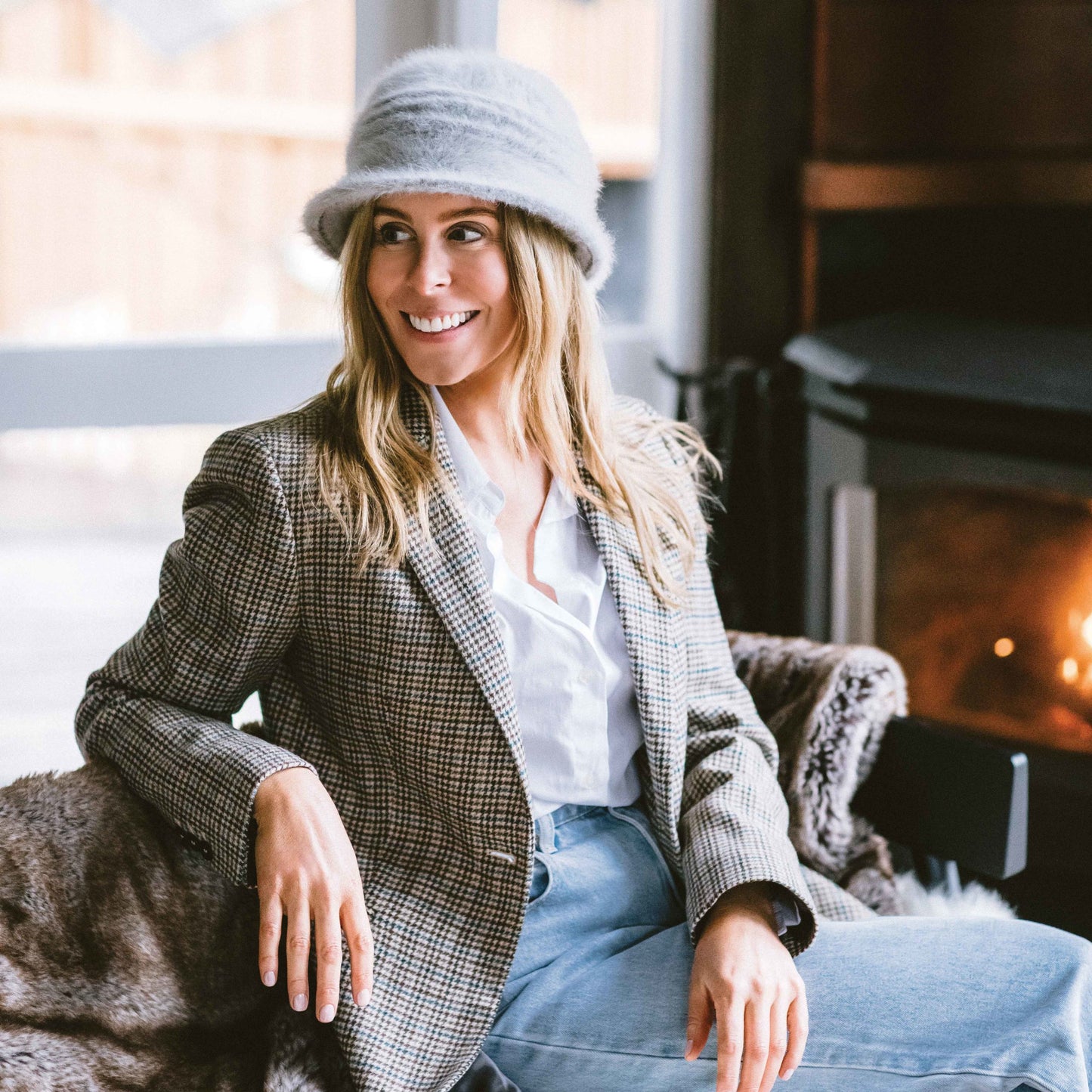 Montana – Angora Blend Knit Pull-On Beanie for Winter Wear