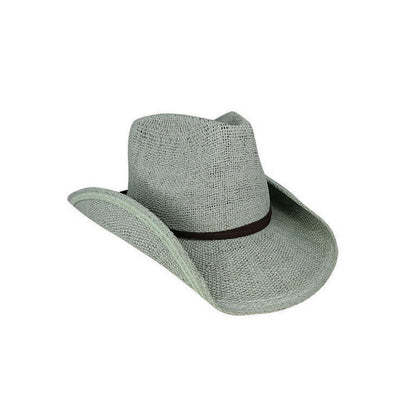 Dookie Woven Toyo Western Hat with Structured Upturn Brim – Natural Fibre Summer Style