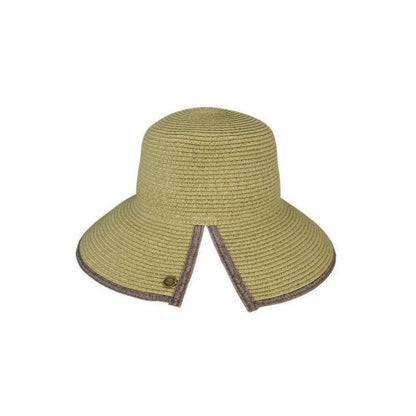 Violet – Women's Braided Ponytail Resort Hat with UPF 50+ Protection