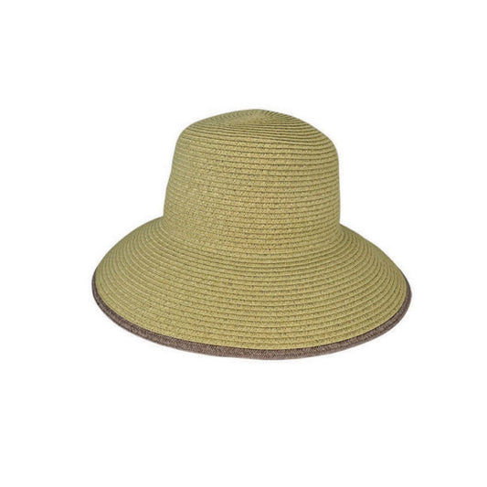 Violet – Women's Braided Ponytail Resort Hat with UPF 50+ Protection