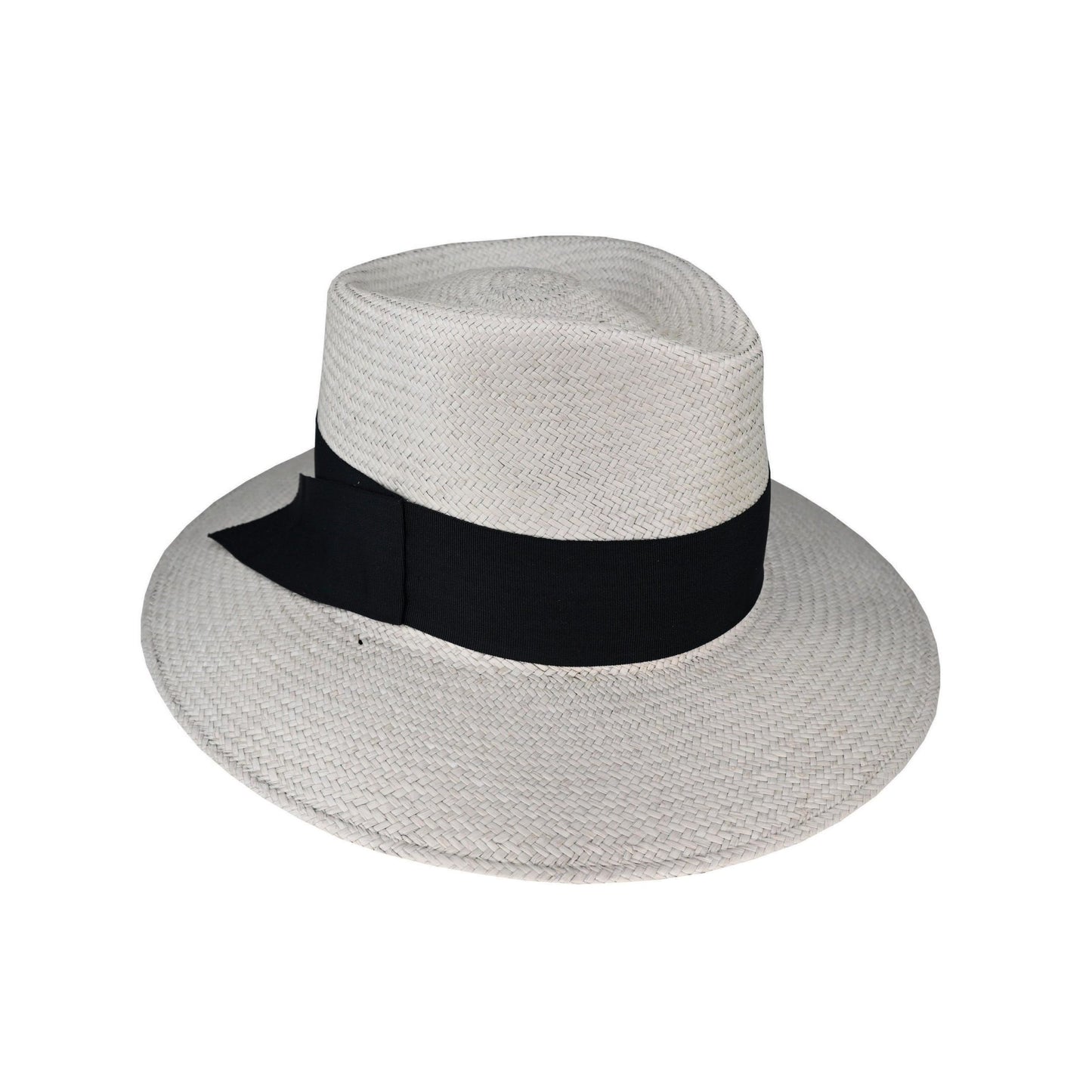 Maddison Ladies Cuenca Fedora Hat – Grade #3 Toquilla Straw with 8cm Brim