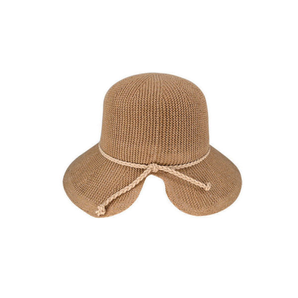 Henrietta Crushable Polyester Knit Facesaver Hat – Lightweight Sun Protection Travel Hat