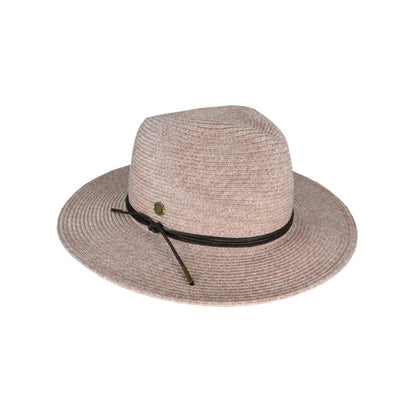 Florence Fedora Hat – Crushable Braided Design with UPF50+ Sun Protection and Adjustable Fit