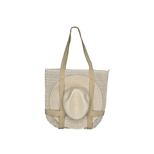 Maryknoll Women’s Braided Natural Fibre Fedora and Crochet Bag Set – UPF50+ Sun