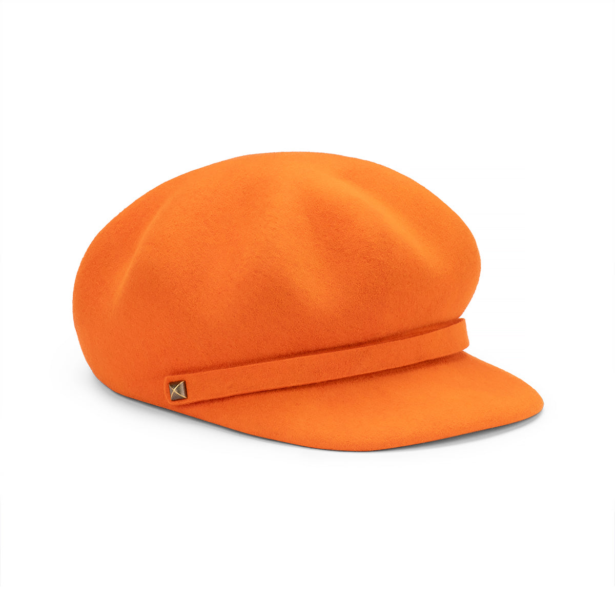 Gianna – Structured Wool Felt Baseball Cap with Adjustable Fit