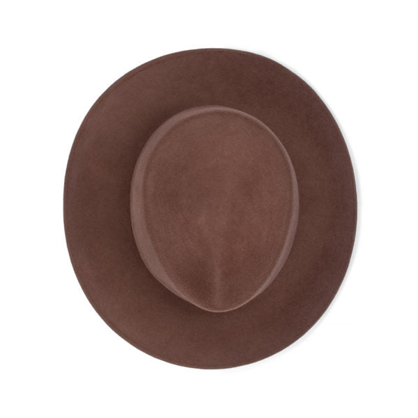 Avenel Payton Untrimmed Fedora – Australian Wool Felt Winter Hat with Adjustable Fit
