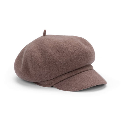 Henley Wool Baker Boy Cap – Vintage-Inspired Flat Cap for Winter