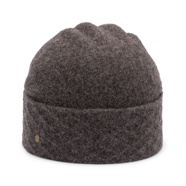ZOLA – Boiled Wool Pull-On Beanie with Mesh Trim