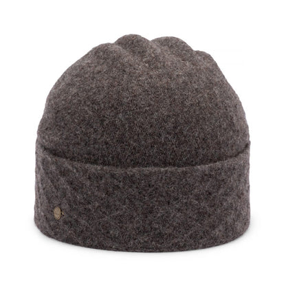 ZOLA – Boiled Wool Pull-On Beanie with Mesh Trim
