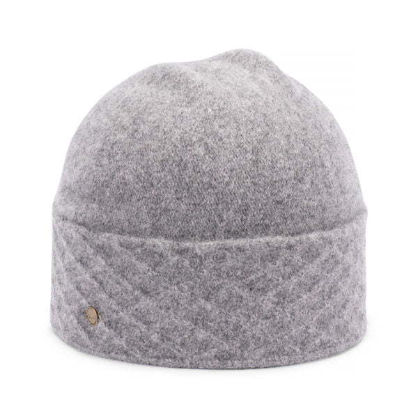 ZOLA – Boiled Wool Pull-On Beanie with Mesh Trim