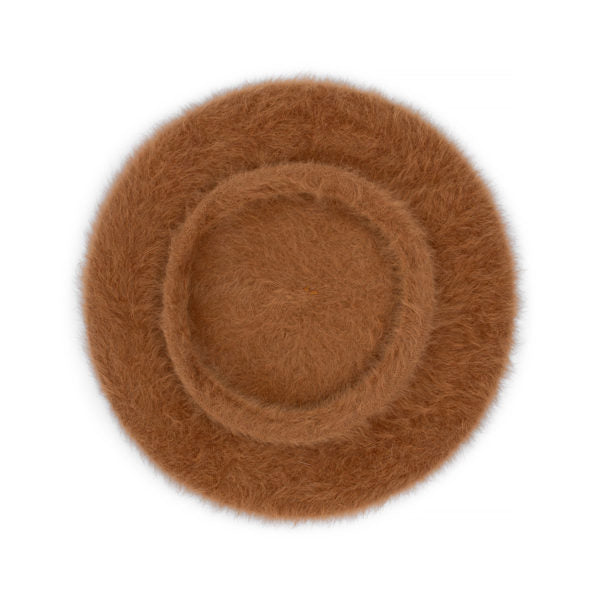 Mimi Angora Blend Beret – Soft Winter Hat for Women