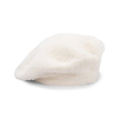 Mimi Angora Blend Beret – Soft Winter Hat for Women