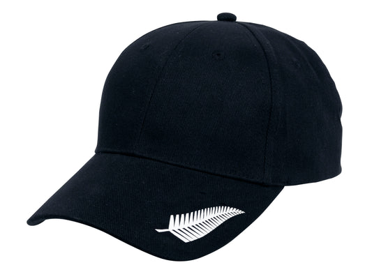 Silver Fern Cap – Brushed Cotton, NZ Flag Print, Adjustable Strap - Urban Caps 