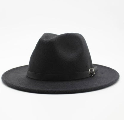 Wool jazz hat, men's and women's couple, hat, flat hat - Urban Caps 