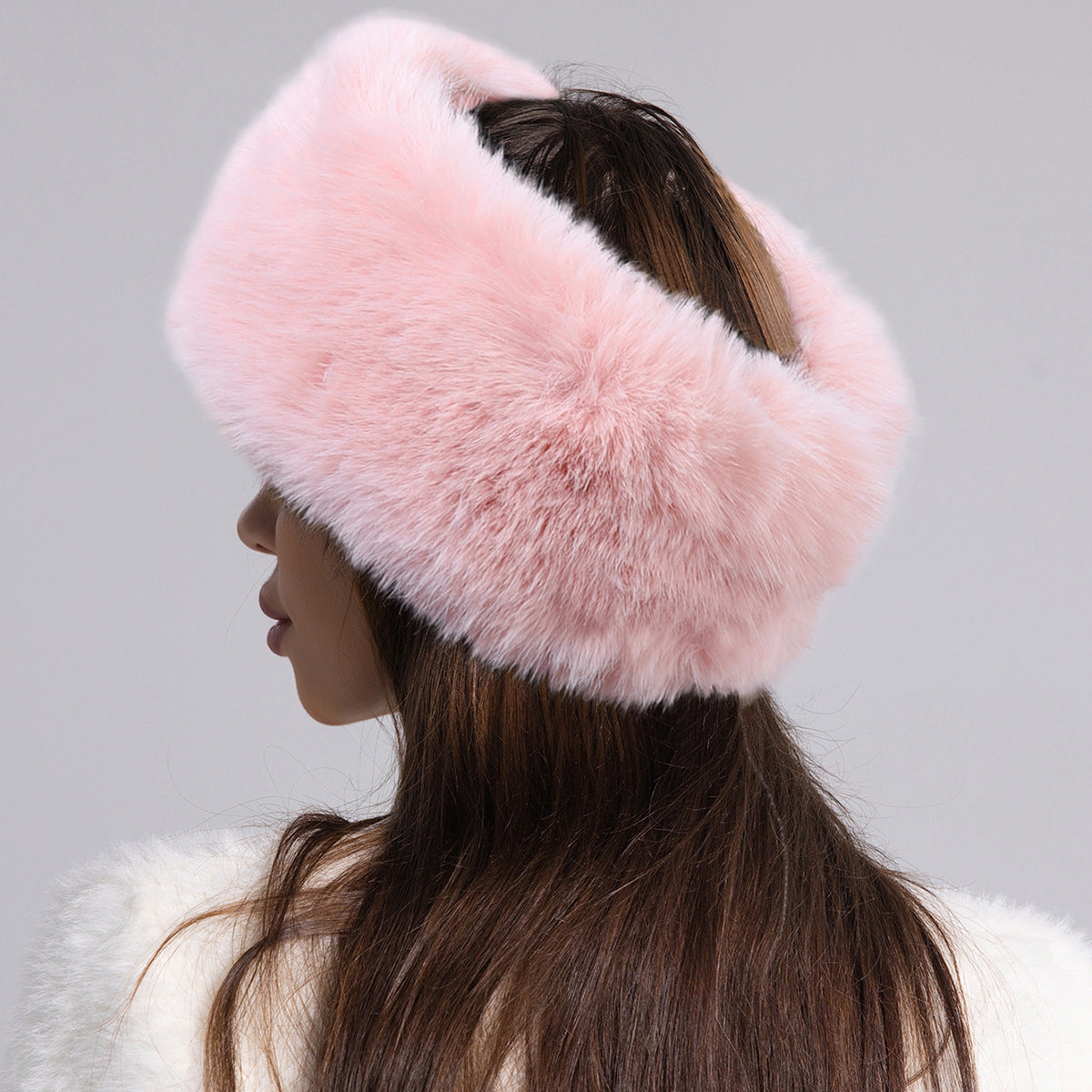 Fur Ball Woolen Cap Autumn And Winter Imitation Fur Thickened Hat - Urban Caps 