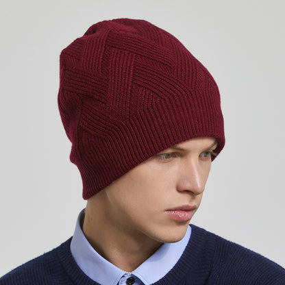 Basic Men's Outdoor Fleece Warm Knitted Hat - Urban Caps 
