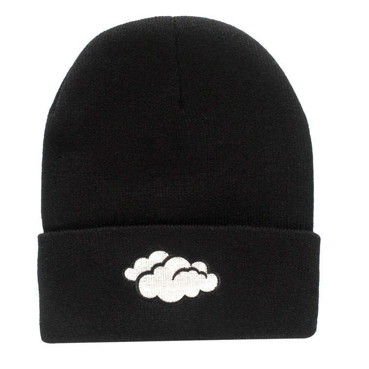 Fashion Fashionmonger Hip Hop Woolen Cap Creative Weather Embroidery Knitted Hat - Urban Caps 