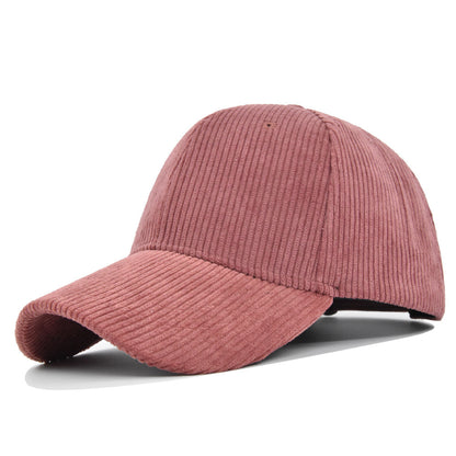Fashion Corduroy All-matching Peaked Cap Men - Urban Caps 
