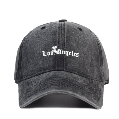 Washed Cotton Printed Hat Old Dad Hat - Urban Caps 