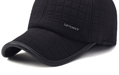 Men's Winter Ear Protection Thickened Warm Baseball Cap - Urban Caps 