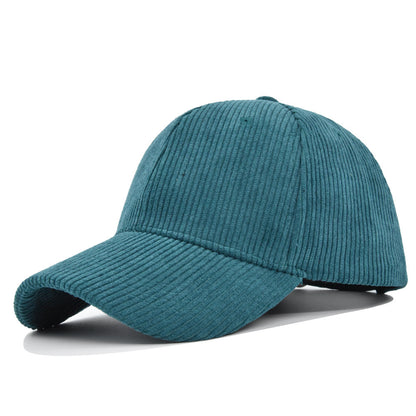 Fashion Corduroy All-matching Peaked Cap Men - Urban Caps 