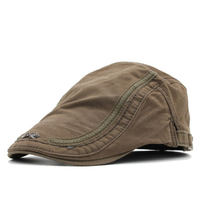 Men’s Retro Cotton Sun Cap – Embroidered Dome Style | Adjustable Fit - Urban Caps 