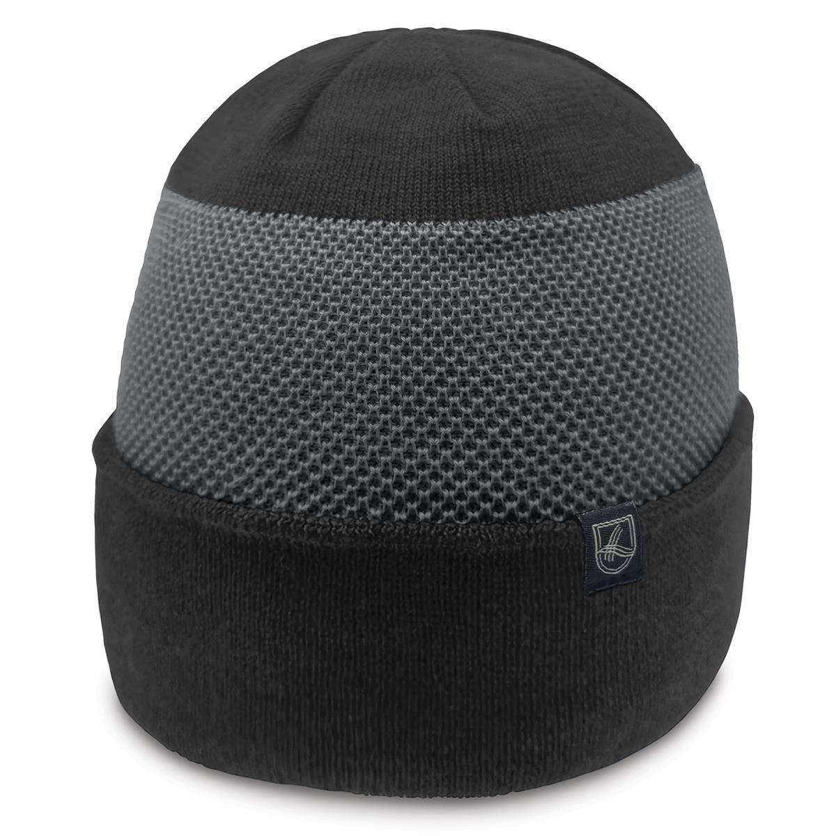 Horizon Beanie – 2-Tone Waffle Knit Cuff Winter Beanie | NZ Stock