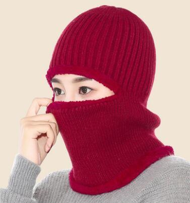 Thickened warm knitted woolen hat - Urban Caps 