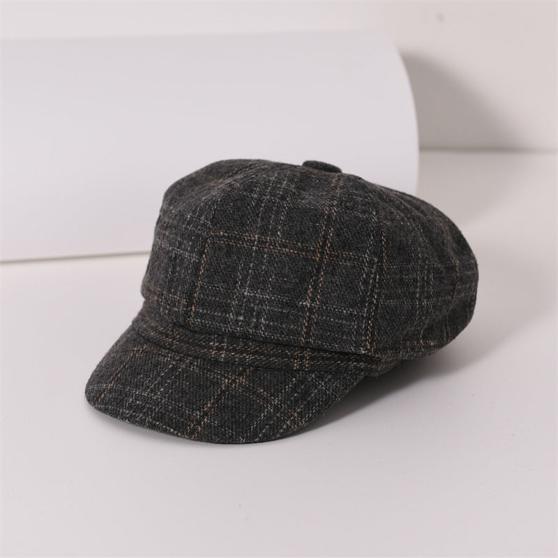 Retro Artistic Octagonal Cap Men And Women Couple - Urban Caps 