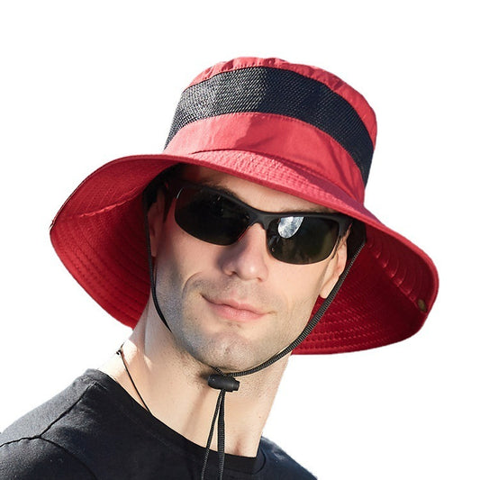 Mesh Breathable Bucket Hat Men's Outdoor Mountaineering - Urban Caps 