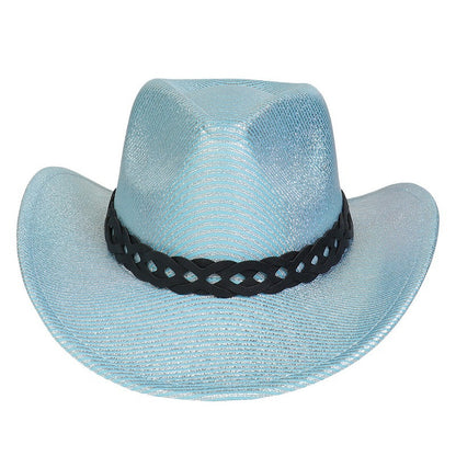Pearlescent Cowboy Hat Ball Party Topper Performance Props Cap - Urban Caps 