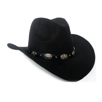 Punk Style Cowboy Hats And Felt For Men And Women - Urban Caps 