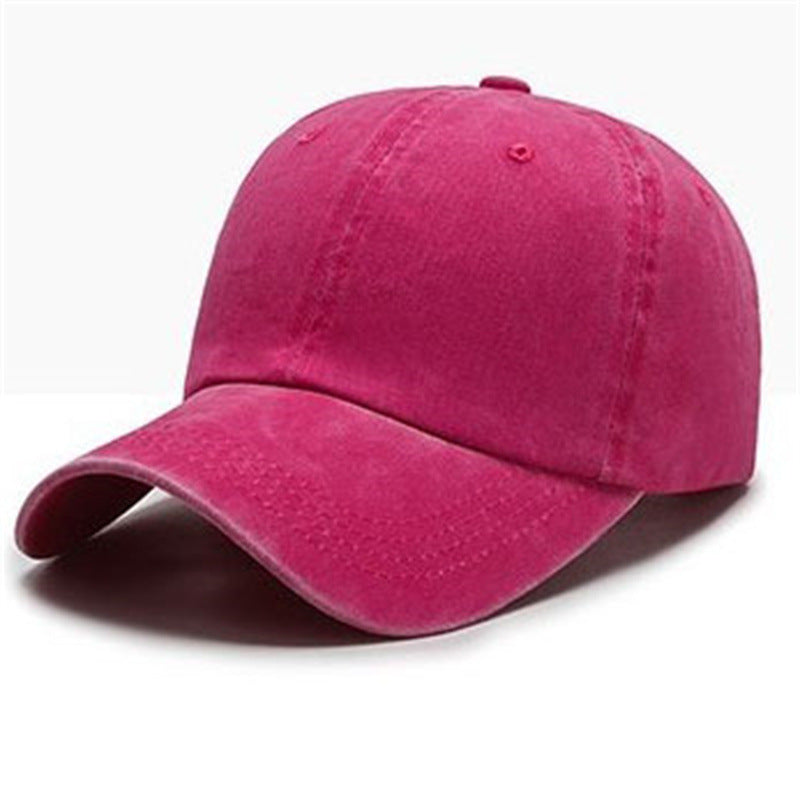 Washed Solid Color Light Board Baseball Cap For Women - Urban Caps 