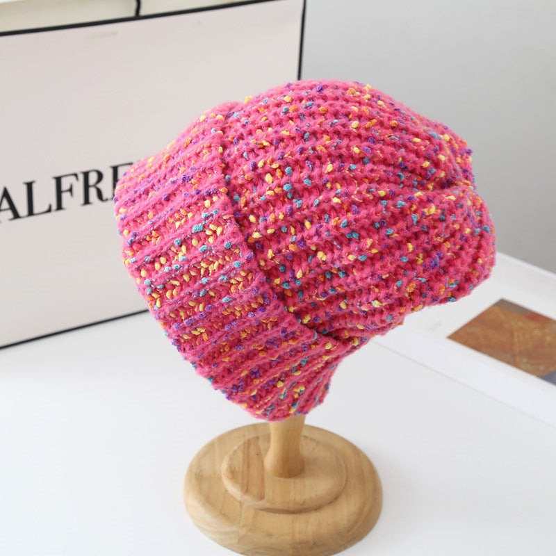 Women's Fashion Casual Hundred With Woolen Hat - Urban Caps 