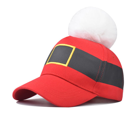 Christmas With Fur Ball All-matching Baseball Cap - Urban Caps 