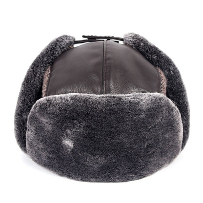 Elegance Enhanced: Velvet-Lined PU Leather Senior Hat for Unmatched Warmth and Style - Urban Caps 