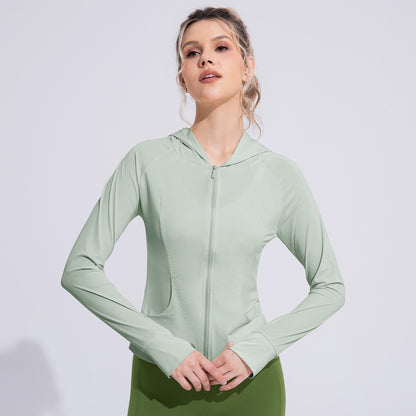 Women’s Cooling UV Protection Jacket NZ | Lightweight Ice Silk Hooded Sun Jacket