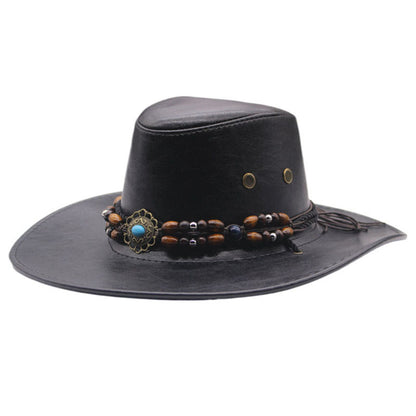 Female Big Brim Sun-proof Western Cowboy Hat - Urban Caps 