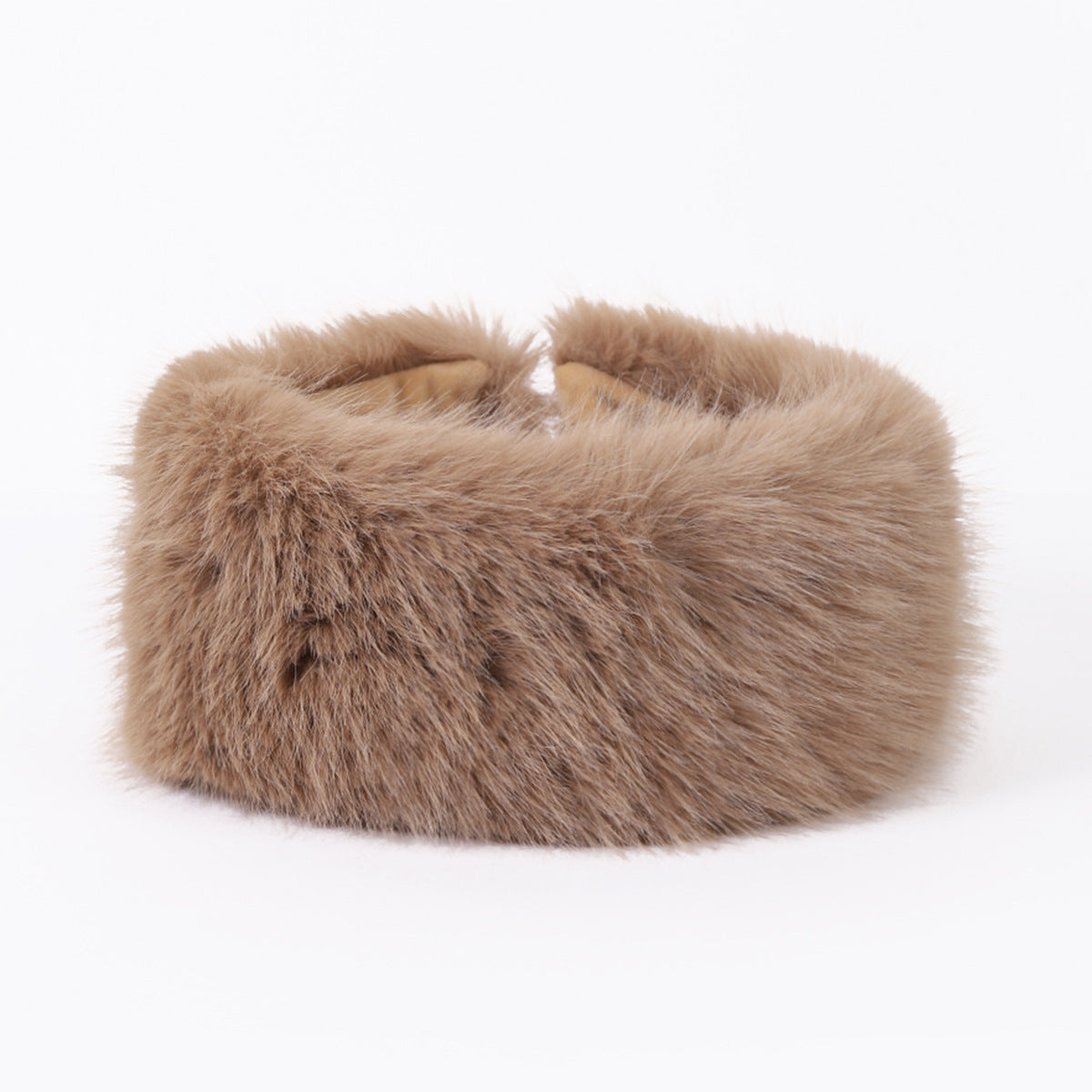 Fur Ball Woolen Cap Autumn And Winter Imitation Fur Thickened Hat - Urban Caps 