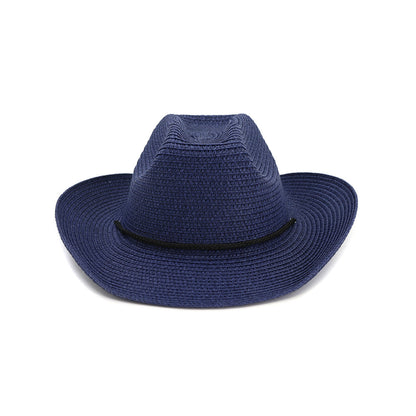 Shade Outdoor Beach Big Brim Cowboy Straw Hat - Urban Caps 