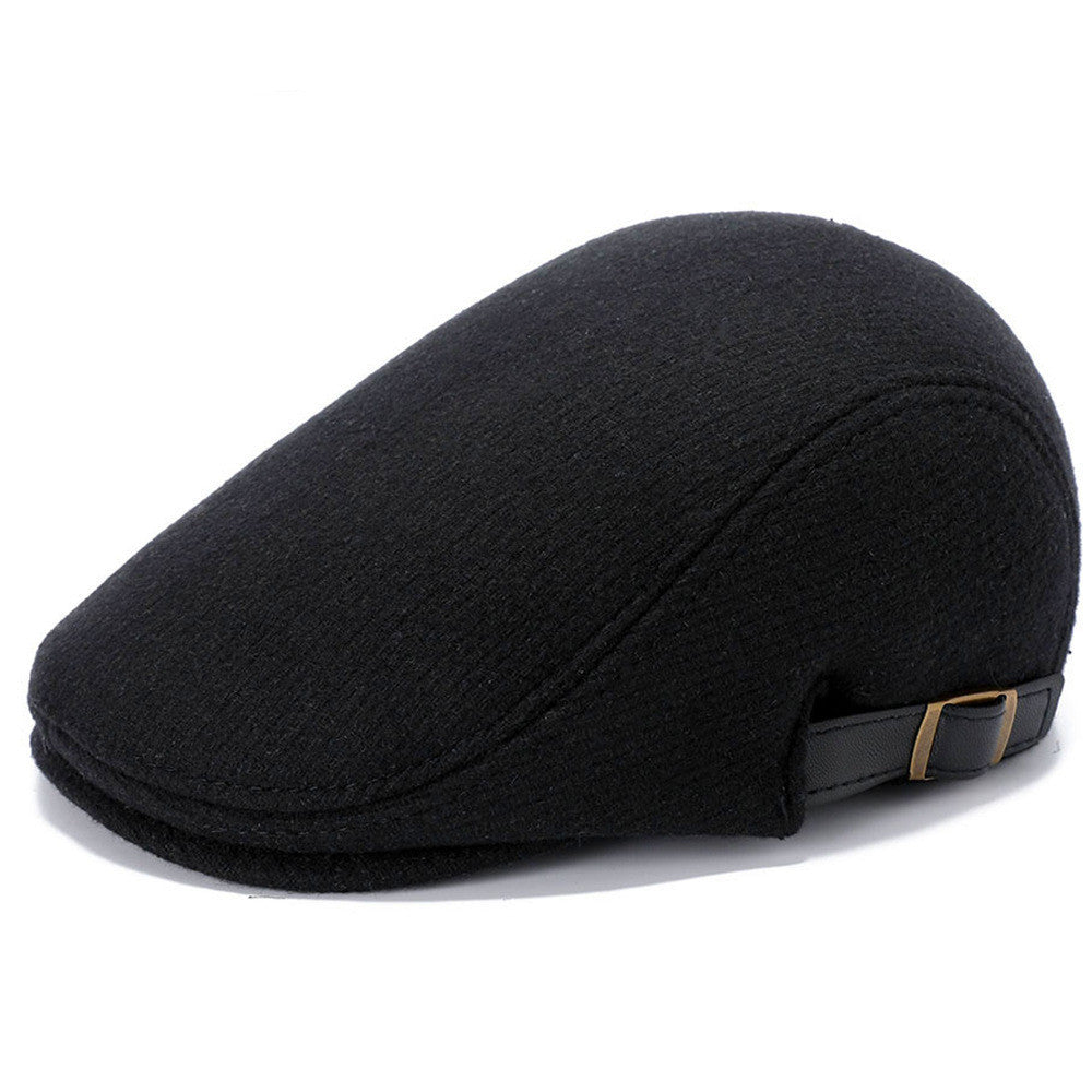 Outdoor Autumn And Winter Woolen Hat Men's Beret - Urban Caps 