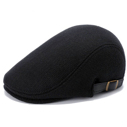 Outdoor Autumn And Winter Woolen Hat Men's Beret - Urban Caps 