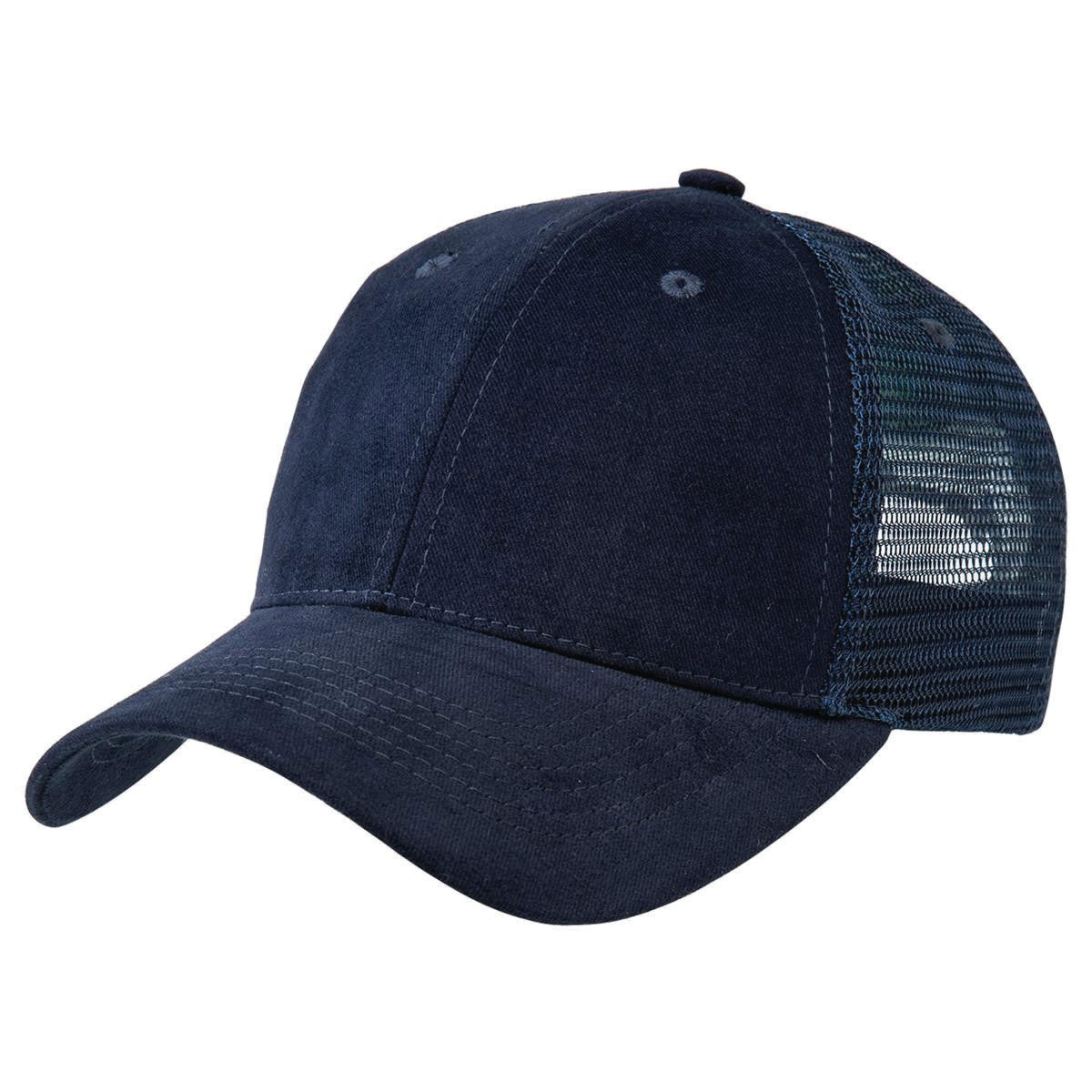 Premium Soft Mesh Cap – Cotton Front, Mesh Back, Contrast Sandwich Peak - Urban Caps 