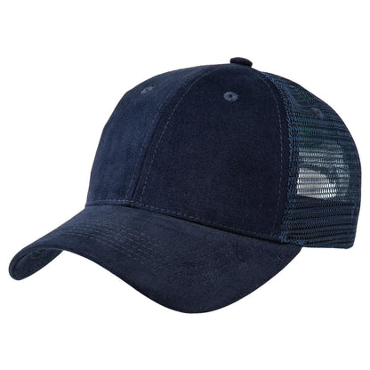 Premium Soft Mesh Cap – Cotton Front, Mesh Back, Contrast Sandwich Peak - Urban Caps 