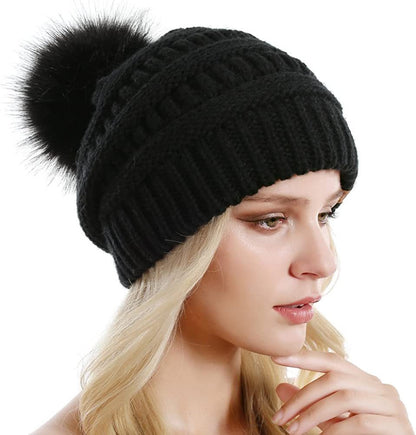 Knitted Casual Beanie Warm Winter Hat - Urban Caps 