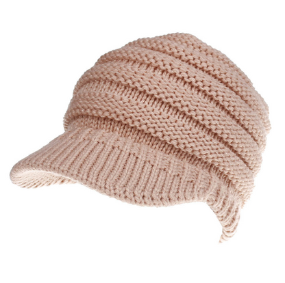 Cozy Knit Ponytail Beanies for Women: Autumn-Winter Warmth - Urban Caps 